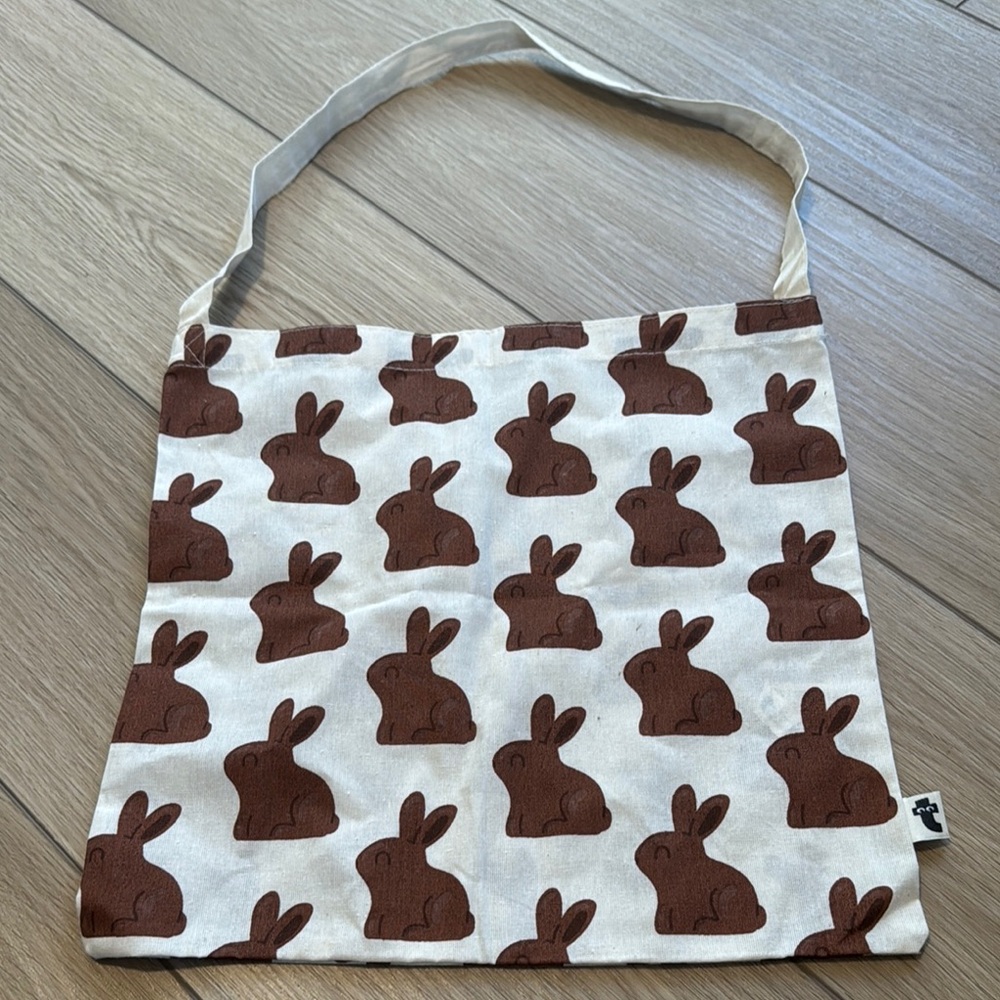 Flying Tiger Cotton Chocolate Bunny Tote